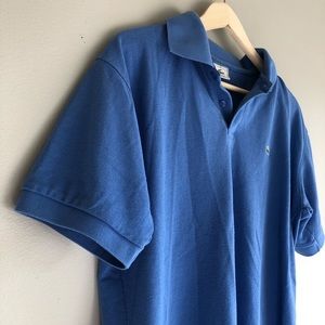 Lacoste Shirts - Lacoste Size 5 Blue Polo Short Sleeve Shirt Lacoste Shirts - Lacoste Size 5 Blue Polo Short Sleeve Shirt